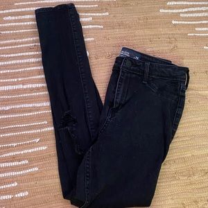 Ripped Knee Black Jeans